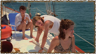 Jack and Sandy are ready to share the names on thier coins, but Portia is not.