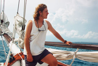 Jack O'Connor, captian of the Keewatin, a 70' schooner.