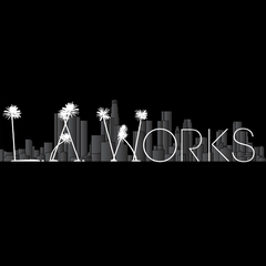 L.A. Works 2C Reverse Logo