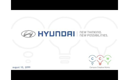 PowerPoint Hyundai Generic Portfolio Piece