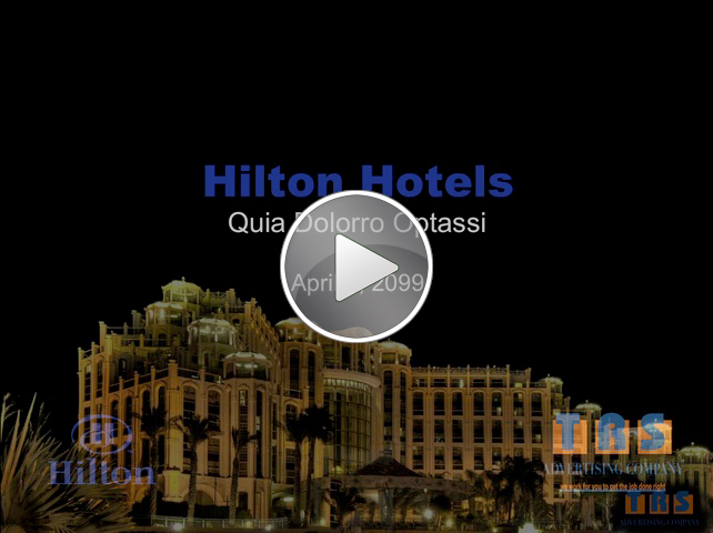 Hilton Hotels PowerPoint Portfolio Example